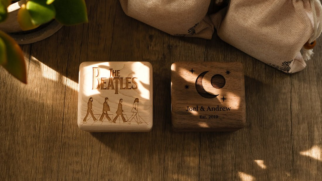 Maybe this gift is exactly what you need - The 18-note Wind-up Custom Wooden Music Box