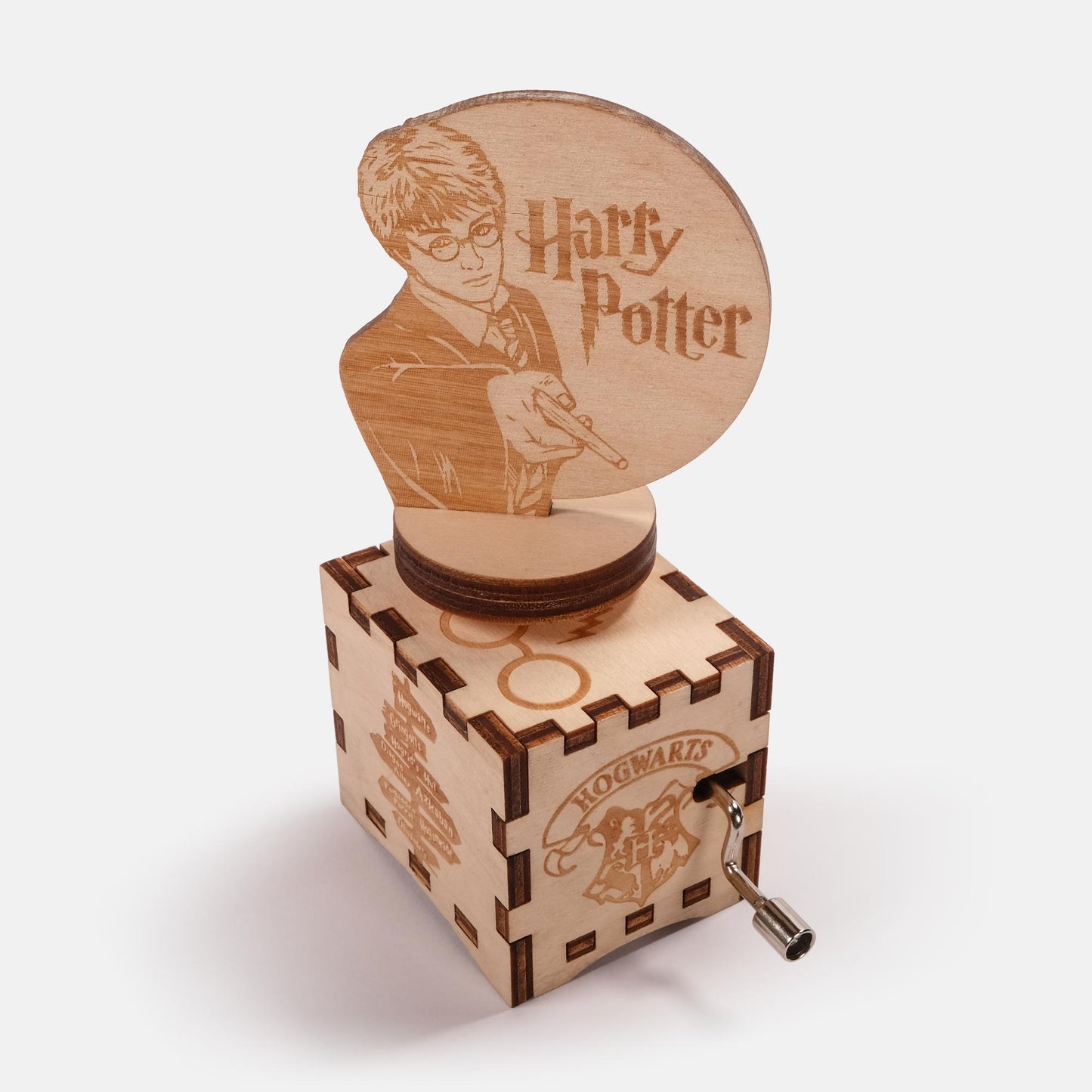 Personalized Hand Crank Music Box - Harry Potter