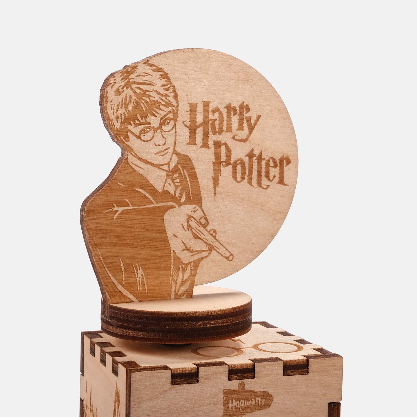 Personalized Hand Crank Music Box - Harry Potter