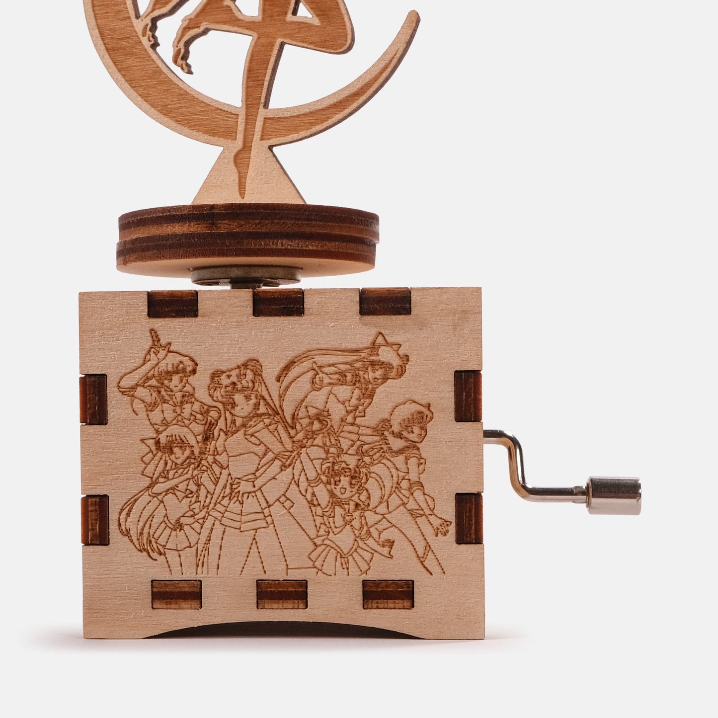 Personalized Hand Crank Music Box - Sailor Moon