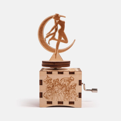 Personalized Hand Crank Music Box - Sailor Moon