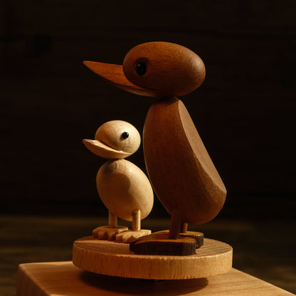 Personalized Wooden Music Box - Duckling