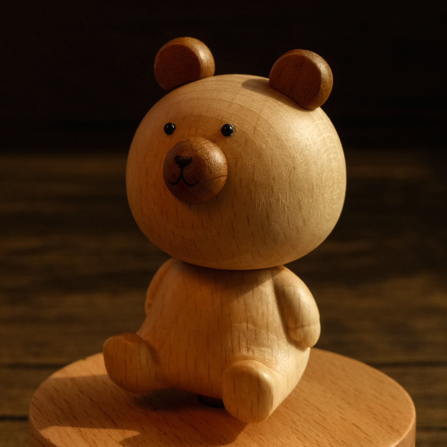 Personalized Wooden Music Box - Little Bear