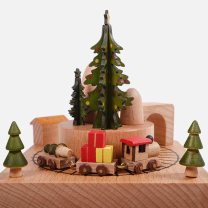 Personalized Wooden Music Box - Christmas Tree